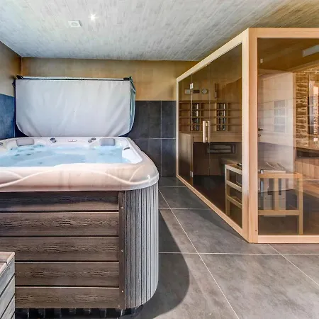 Ferienhaus Wonderful Holiday Home In Gouvy With Sauna And Jacuzzi *